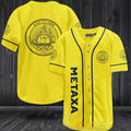 FASHION Metaxa Ano 1888 Baseball Jerseys Botton Shirt