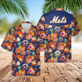 Mets Troipcal Coolest Hawaiian Shirt, Mets Hawaiian Shirt