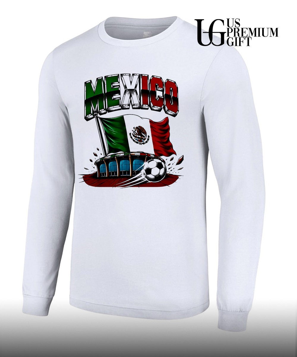 Mexico Soccer Team Stadium Flag Mexico graphic shirt