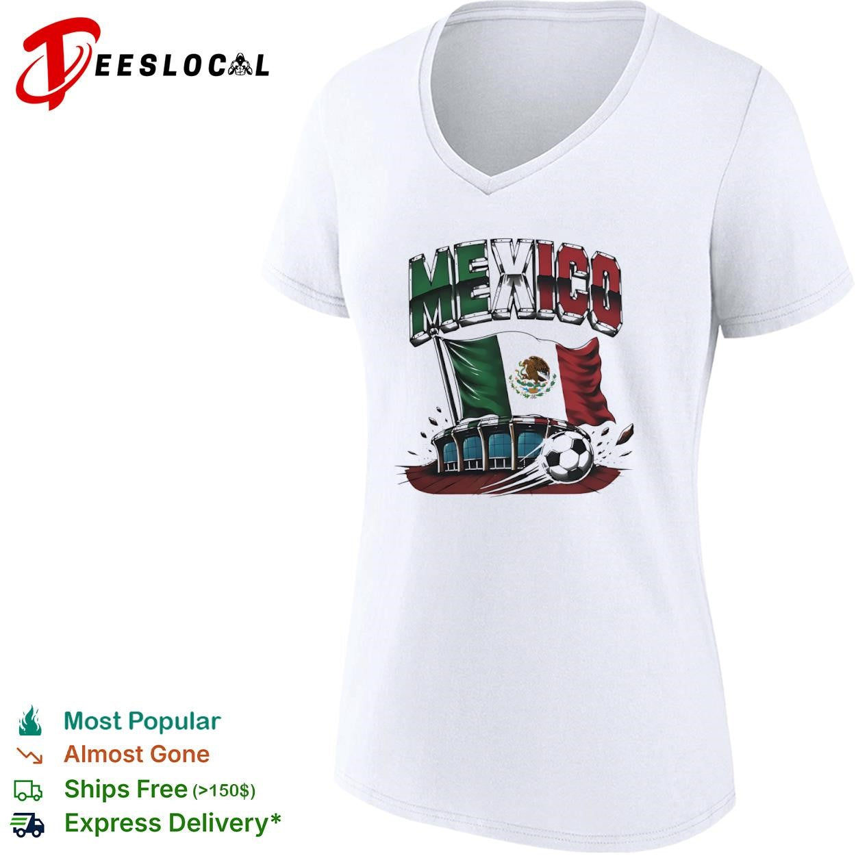 Mexico soccer ball shirt