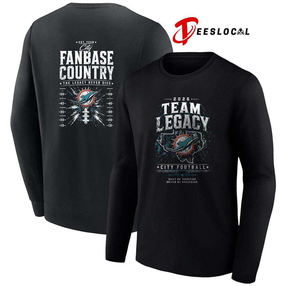 Miami Dolphins team legacy built on tradition driven by greatness city fanbase country shirt