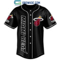 Miami Heat NBA 1988 Black Design Baseball Jersey