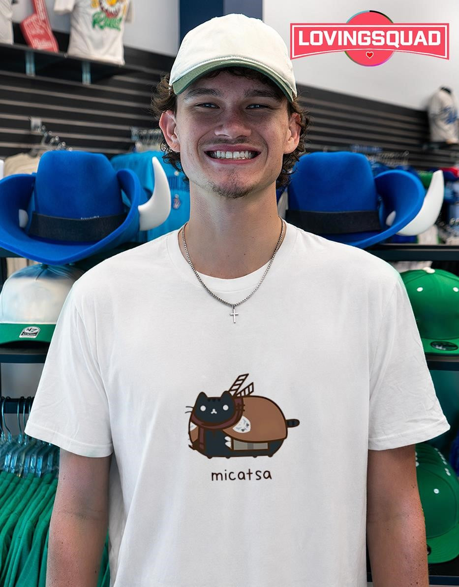 Micatsa Attack on Titan Cat Mikasa Ackerman T-shirt