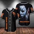 Michael Myers Baseball Jersey Shirt, Horror Movie Baseball Jersey