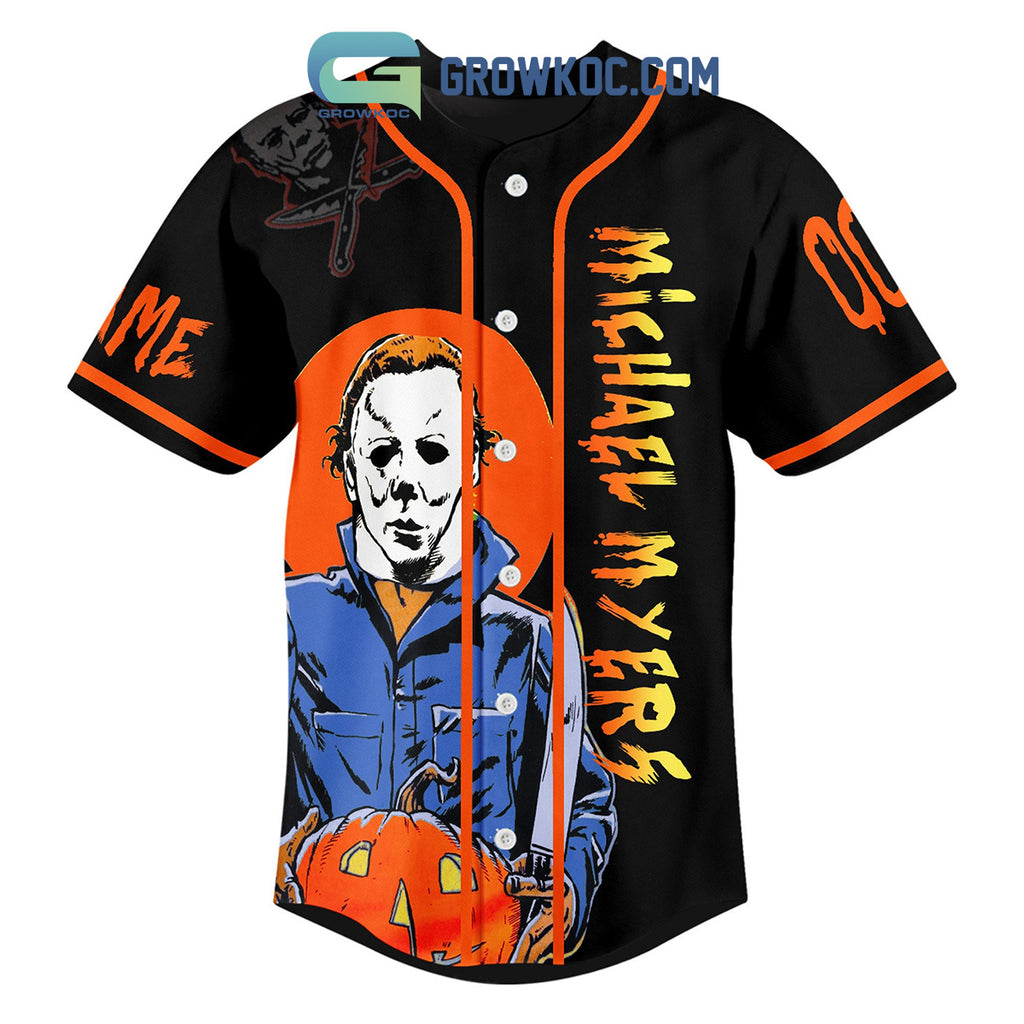 Michael Myers I Came In Like A Wrecking Ball Personalized Baseball Jersey