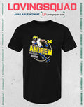 Michigan Wolverines #3 Andrew Marsh Football Student Athlete Motion T-Shirt