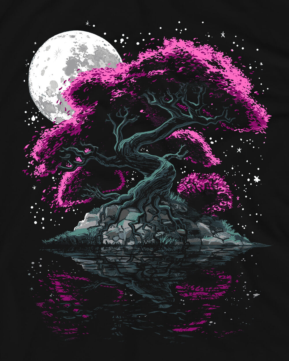 Midnight Bloom Tee