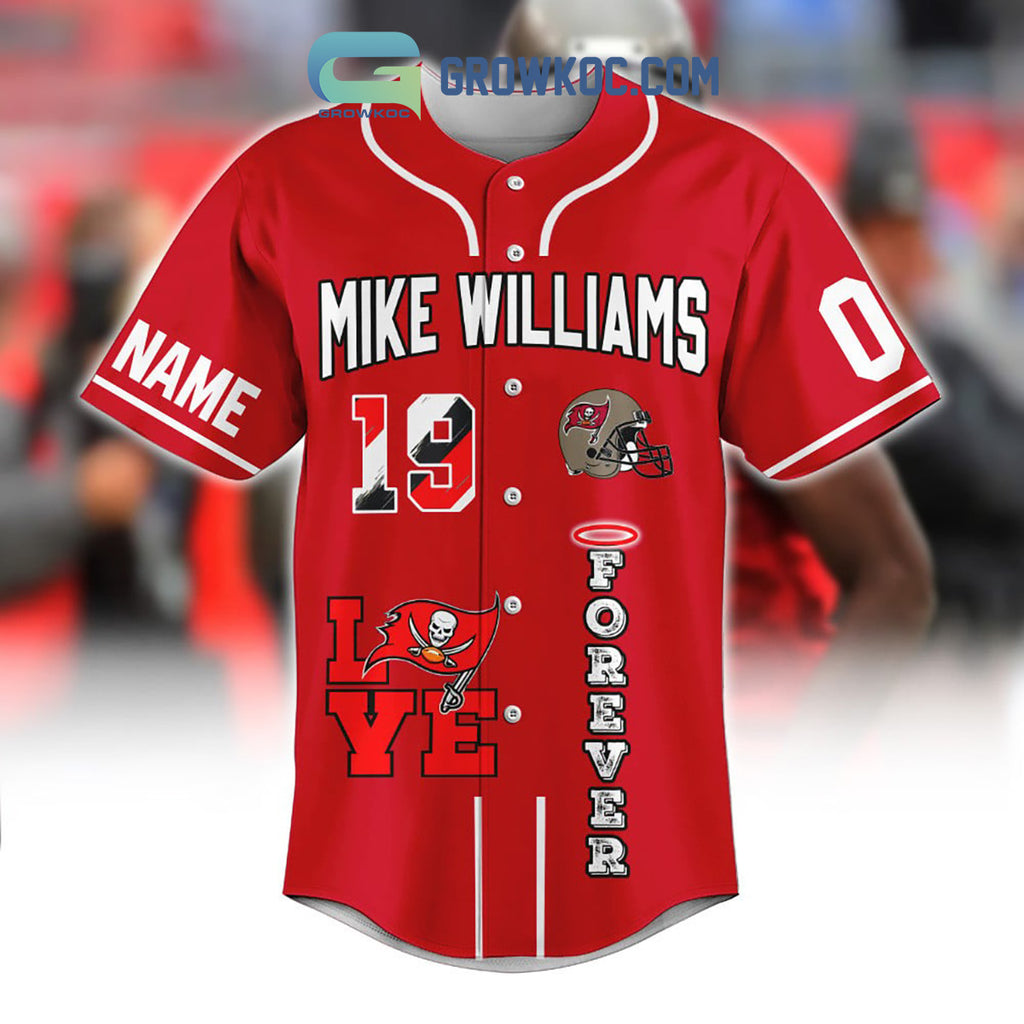 Mike Williams Forever Love Tampa Bay Buccaneers Personalized Baseball Jersey