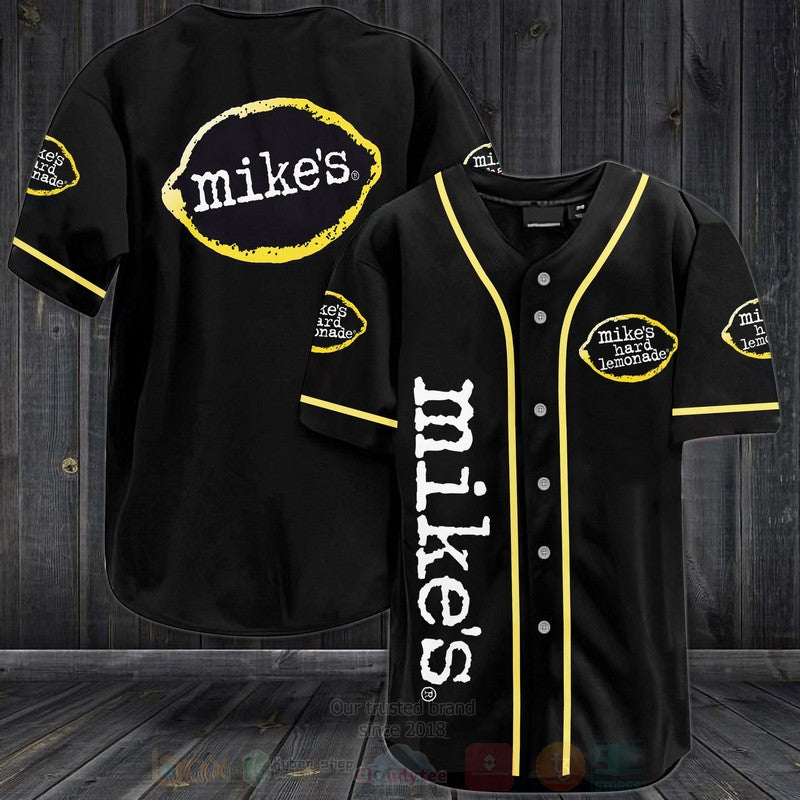 FASHION Mikes Hard Lemonade Baseball Jerseys Botton Shirt