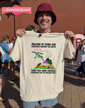 Millions of years ago dinosaurs roamed the earth T-shirt