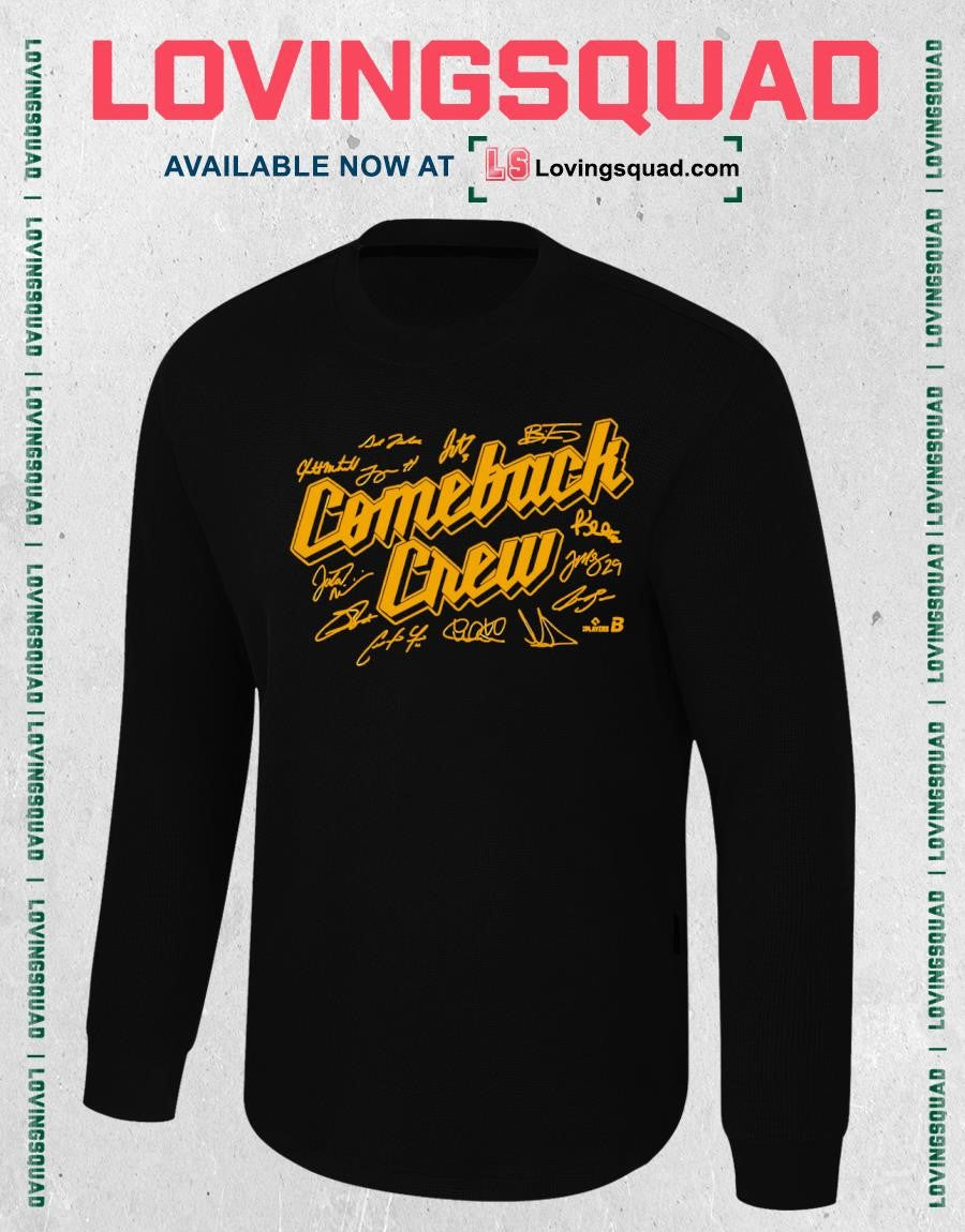 Milwaukee Brewers Baseball Comeback Crew T-shirt