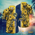 Milwaukee Brewers MLB Flower Inflated Hawaiian Shirt