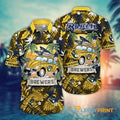 Milwaukee Brewers MLB Surfing Car Palm Branch Hawaiian Shirt