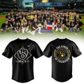 Milwaukee Brewers NLCS 2025 Champions The Power Of Friendship Black Baseball Jersey