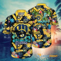 Milwaukee Brewers Summer Tropical Fruits Hawaiian Shirt