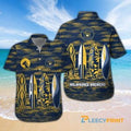 Milwaukee Brewers Surfing Short Sleeve Tropical Hawaiian Shirt