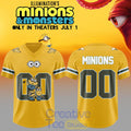 Minions & Monsters Movies Custom Football Jersey