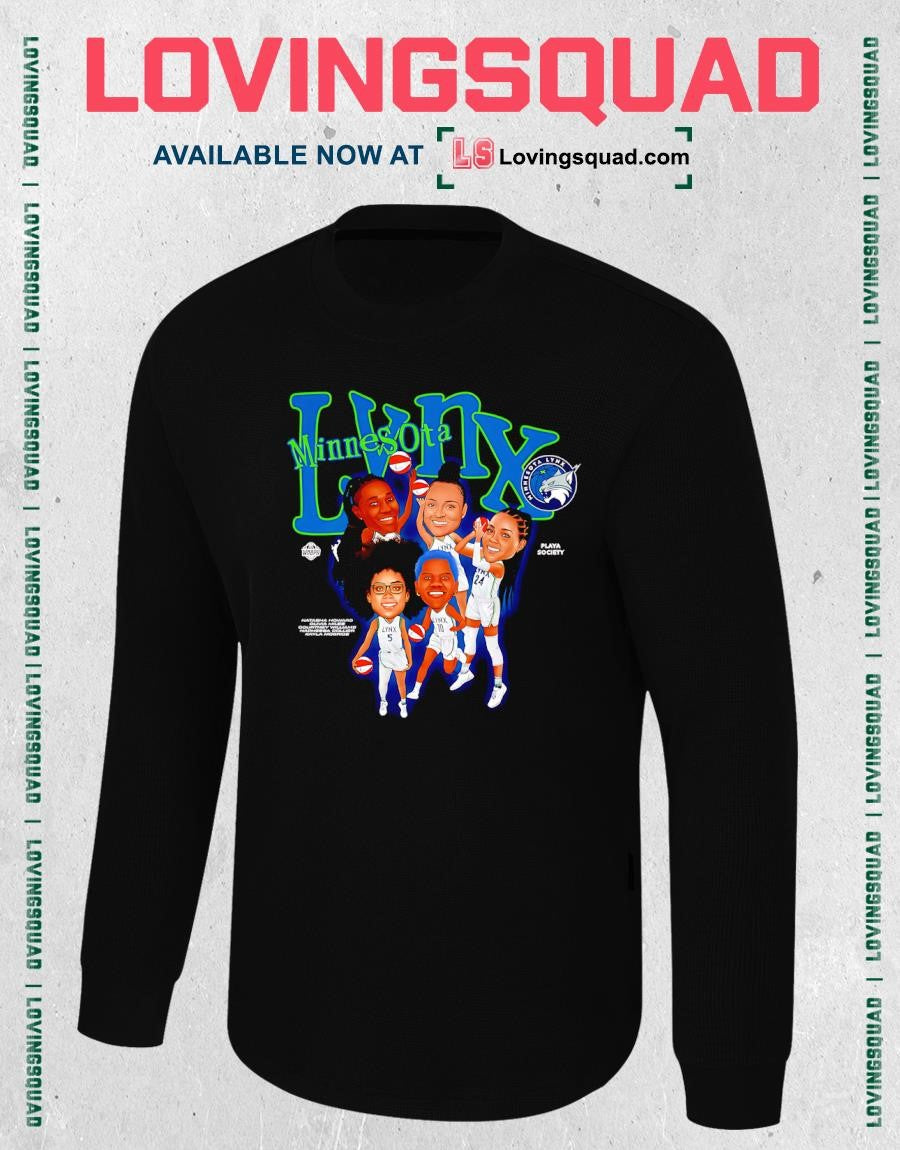 Minnesota Lynx Playa Society Roster T-Shirt