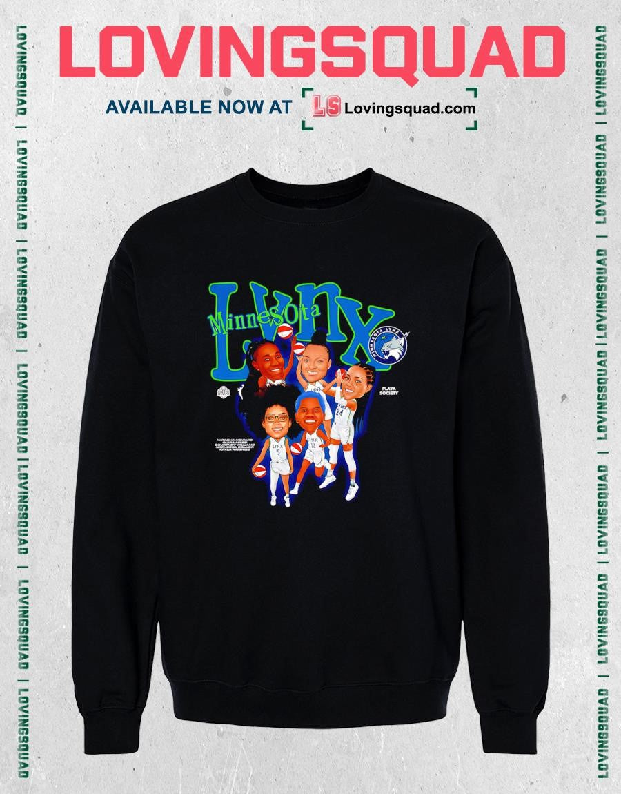 Minnesota Lynx Playa Society Roster T-Shirt