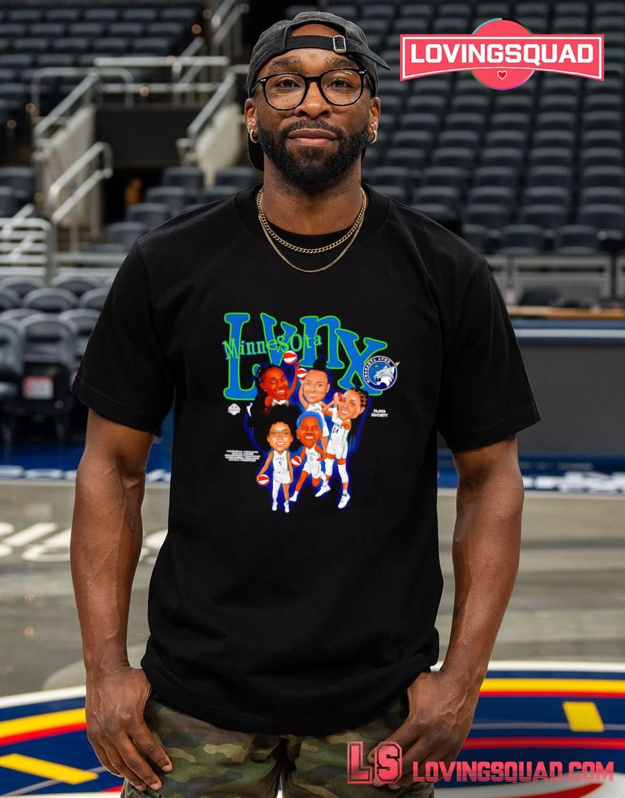 Minnesota Lynx Playa Society Roster T-Shirt