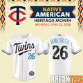 Minnesota Twins 2026 Native American Heritage Night Jersey