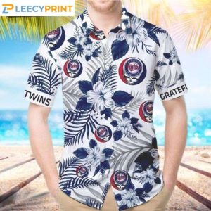 Minnesota Twins Grateful Dead Fans Hawaiian Shirt, Twins Hawaiian Shirt