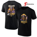 Minnesota Vikings tropical mascot graphic shirt