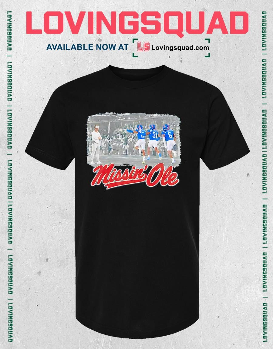 Missin’ Ole Rebels Football Players and Coach shirt