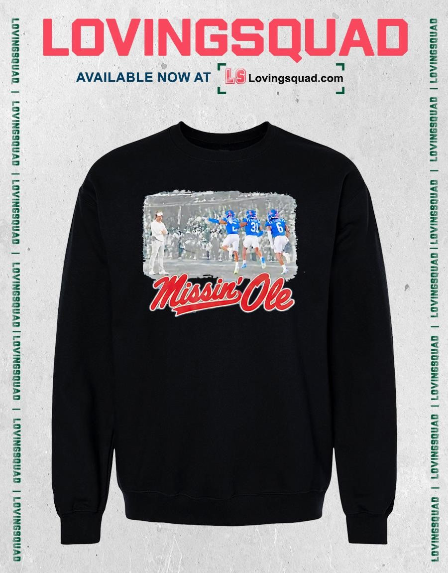 Missin’ Ole Rebels Football Players and Coach shirt