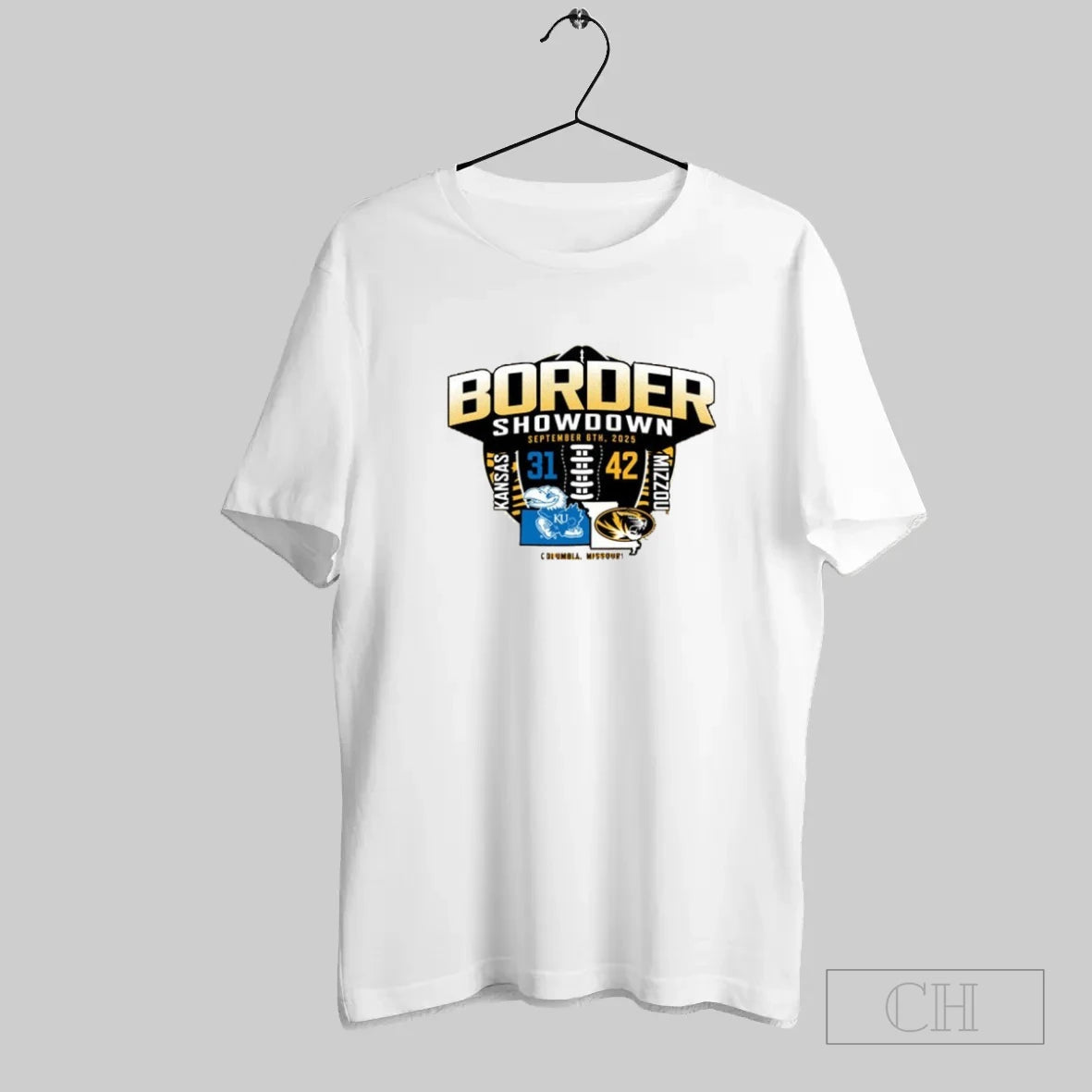 Missouri Tigers Victory Border Showdown Mizzou 42 31 Kansas T-Shirts, Hoodie, Sweatshirt | InkRitualCo.com