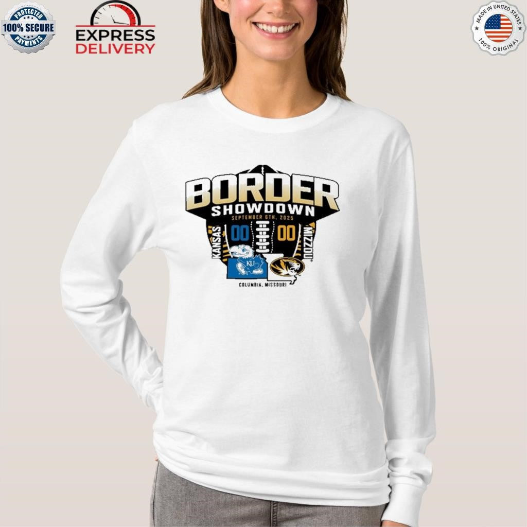 Mizzou Tigers vs Kansas Victory Border Showdown Shirt