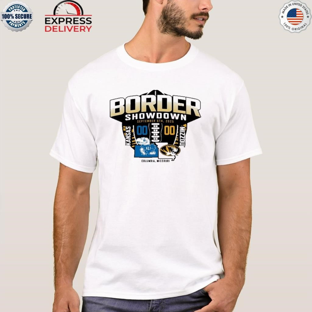 Mizzou Tigers vs Kansas Victory Border Showdown Shirt