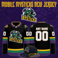 Mobile Mysticks 2026 New Black Custom Hockey Jersey