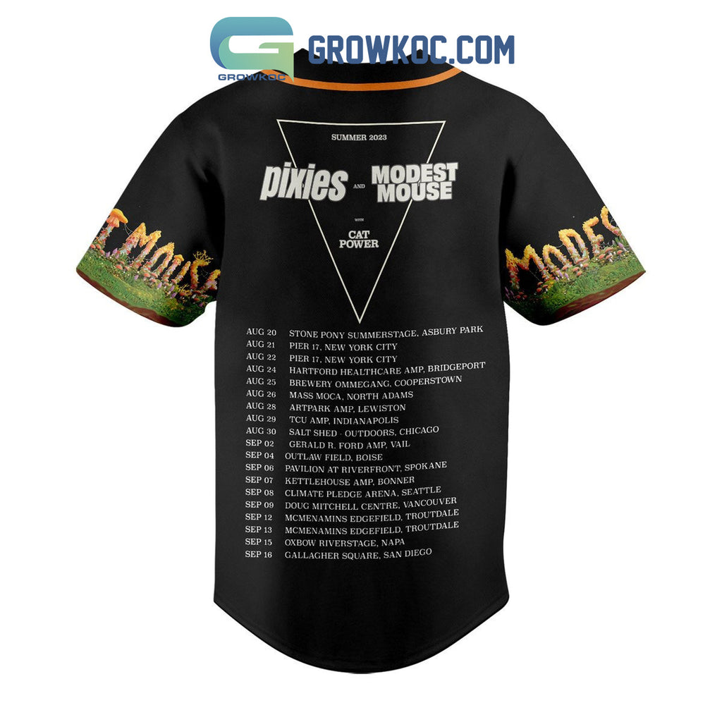Modest Mouse And Pixies With Cat Power Summer 2023 Baseball Jersey
