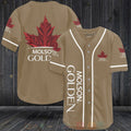 FASHION Molson Golden Baseball Jerseys Botton Shirt