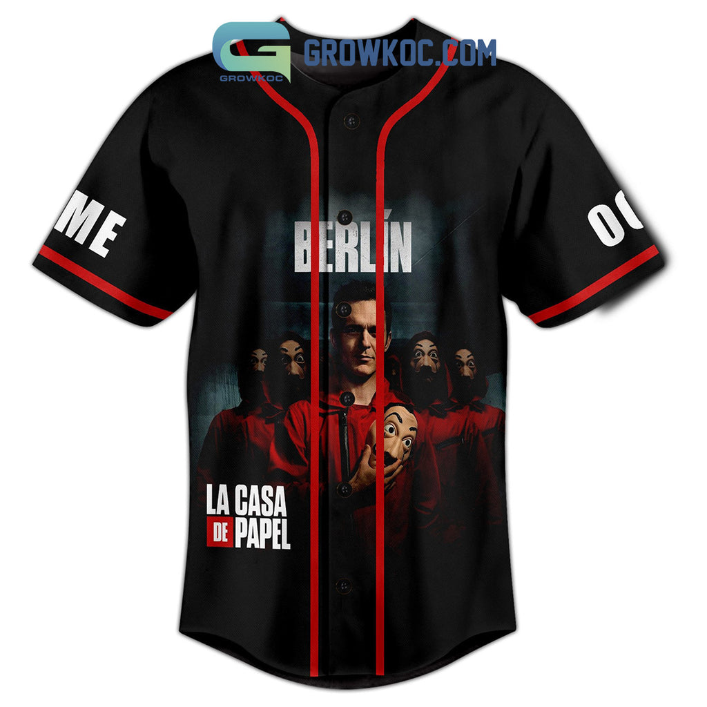 Money Heist Berlin Nothing To Lose Personalized Baseball Jersey