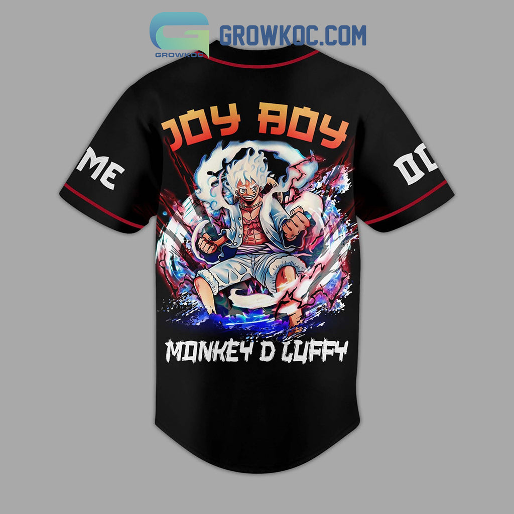 Monkey D Luffy Sun God Nika Personalized Baseball Jersey