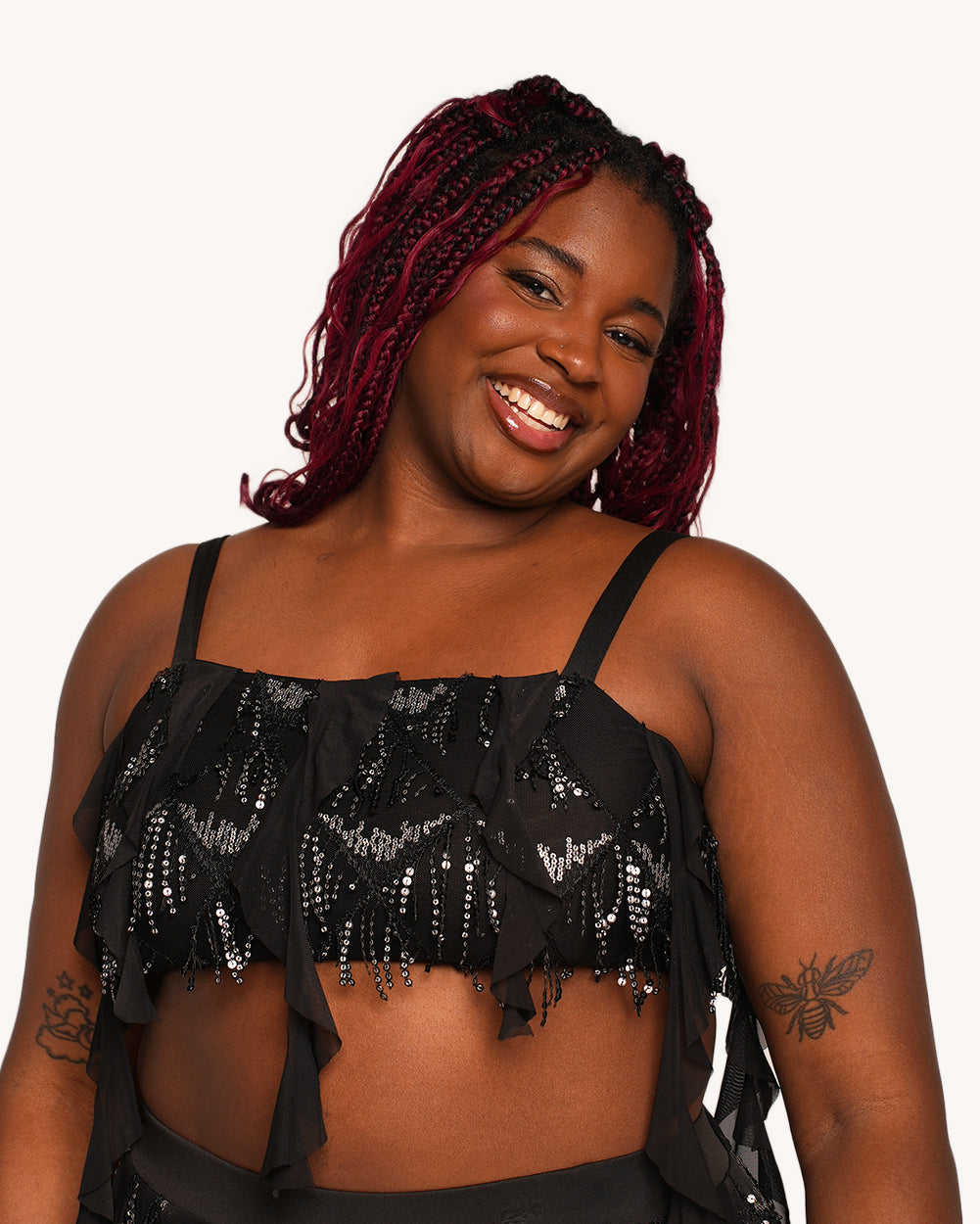 Moonlit Enchantment Ruffle Top
