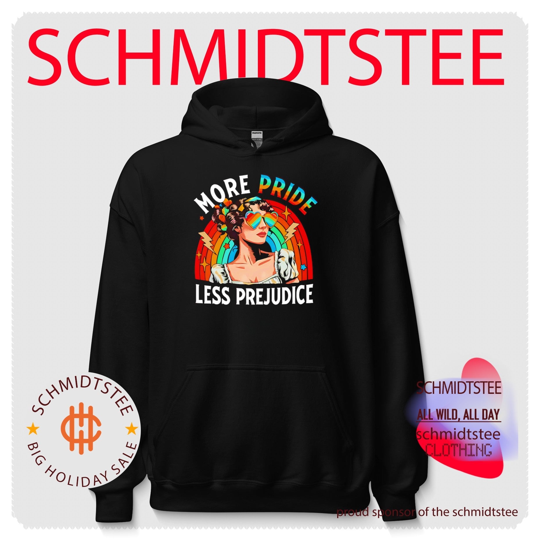 More Pride Less Prejudice LGBTQ Equality shirt