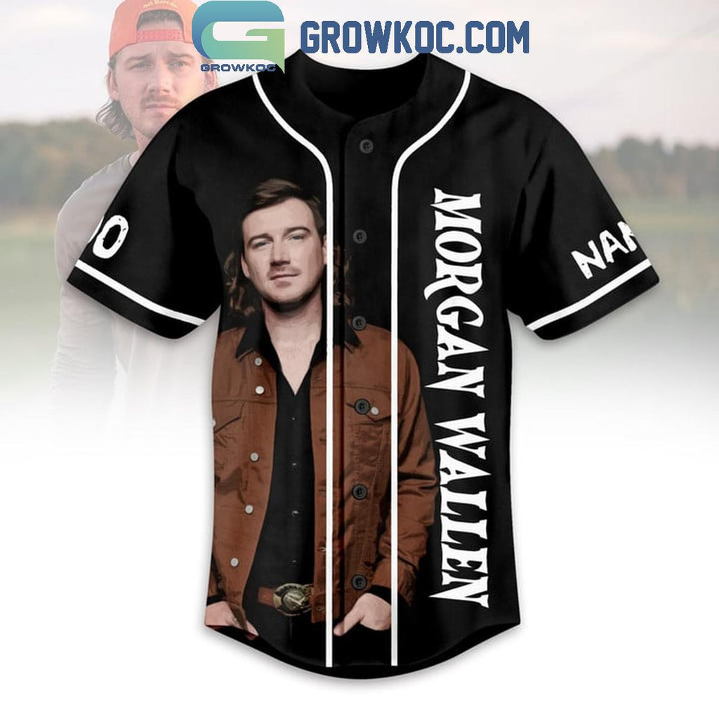Morgan Wallen Back Home Buddies In The Field Personalized Baseball Jersey
