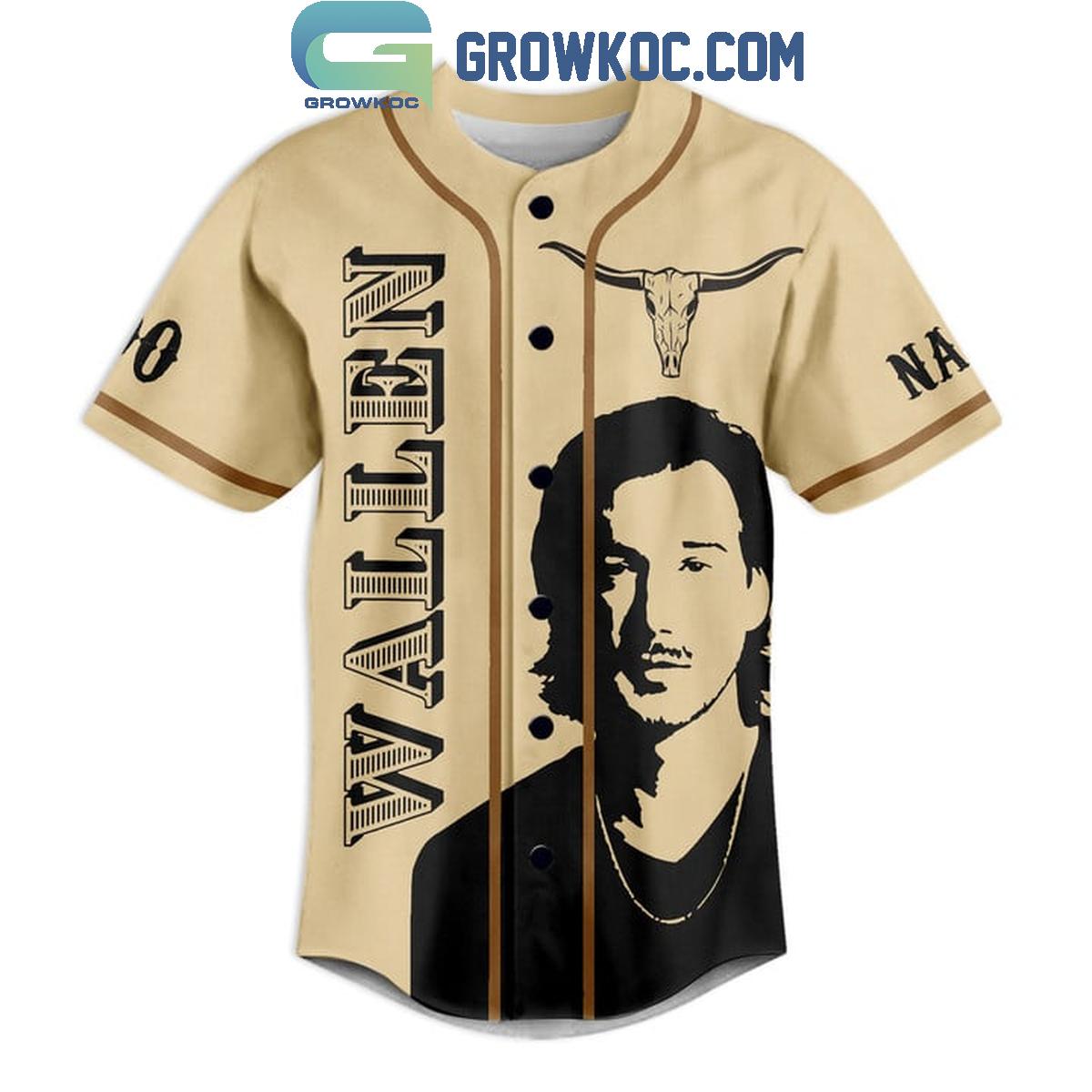 Morgan Wallen I Had Some Help Personalized Baseball Jersey