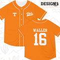 Morgan Wallen Tennessee Jersey Morgan Wallen Jersey Number Custom Tennessee Vols Jersey Tennessee Vols Baseball Jersey NEW
