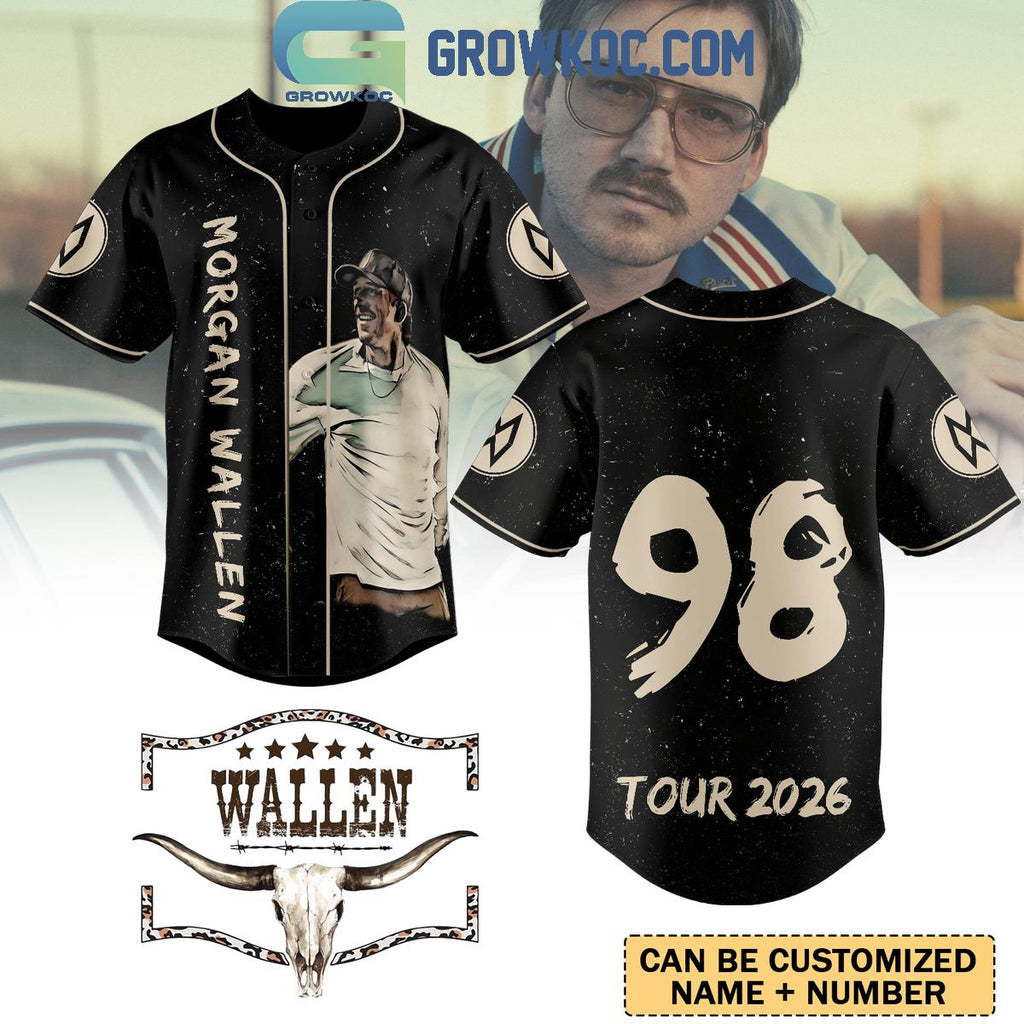 Morgan Wallen Tour 2026 Baseball Jersey