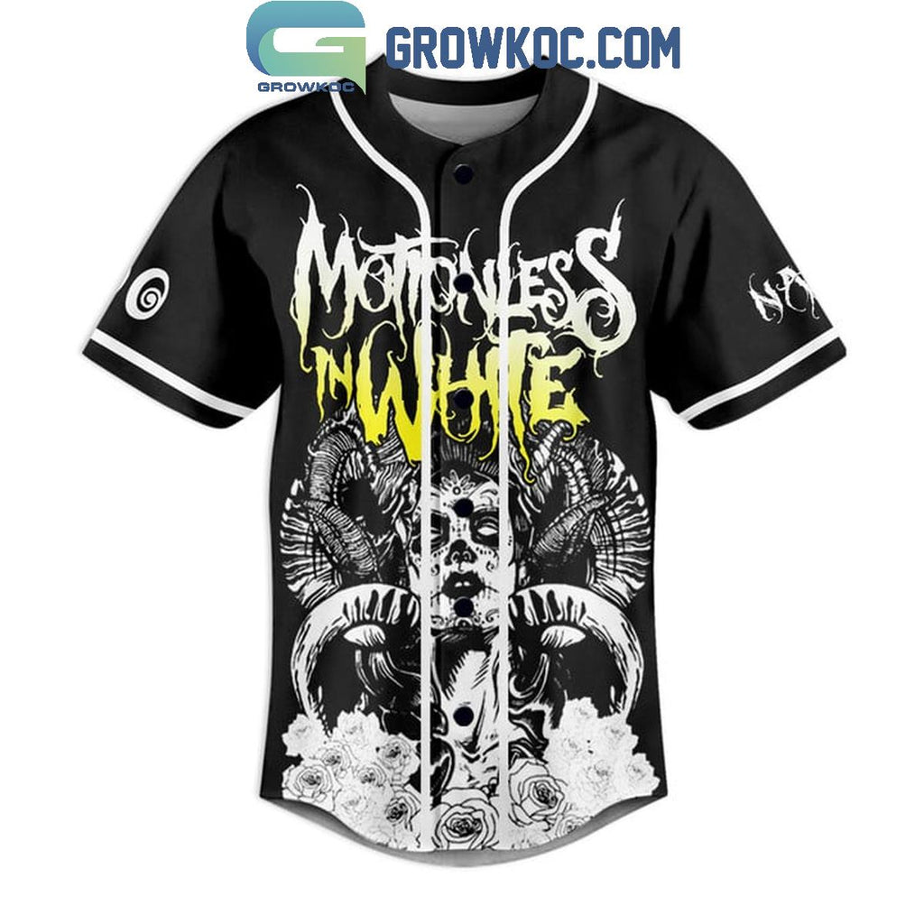 Motionless In White We Maybe Broken Fan Personalized Baseball Jersey
