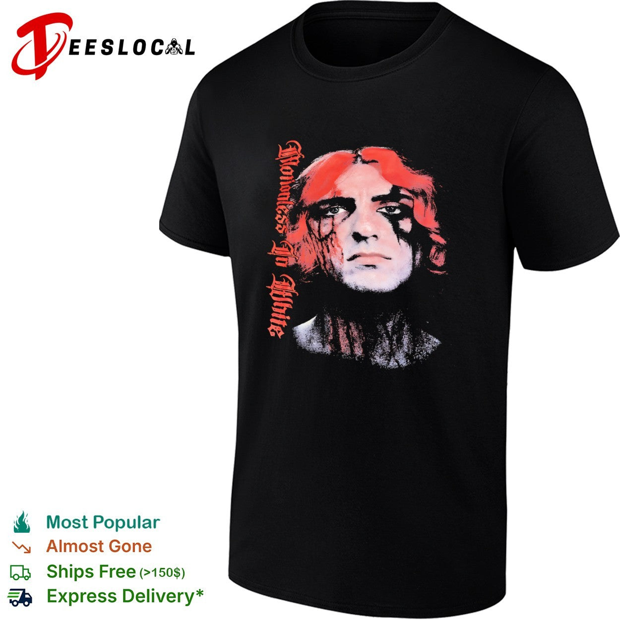 Motionless in White Chris Motionless Band Portrait Face shirt