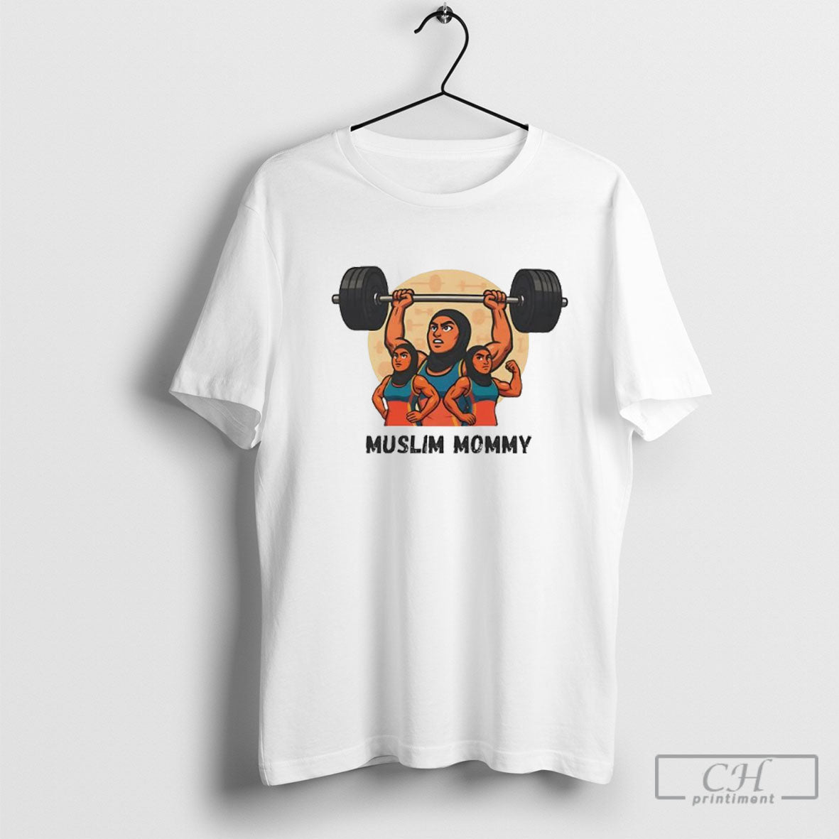 Muslim Mommy Lift Weights Funny Graphic T-Shirts, Hoodie, Sweatshirt | InkRitualCo.com