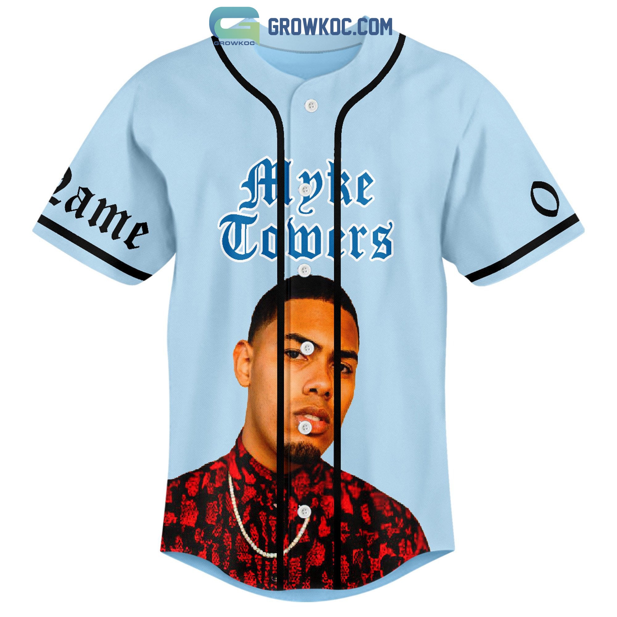 Myke Towers La Vida Es Una Personalized Baseball Jersey