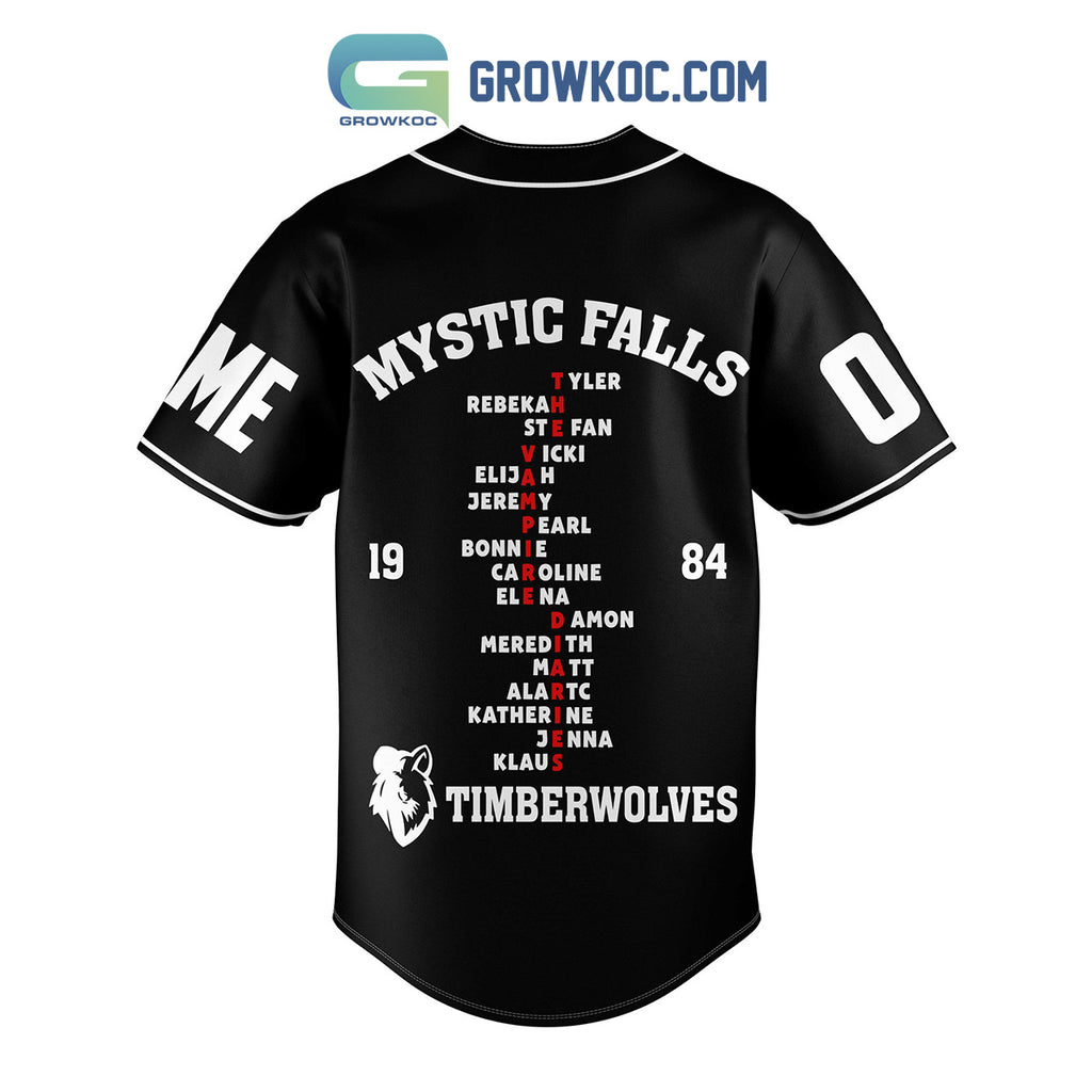 Mystic Falls Straight Outta Personalized Baseball Jersey