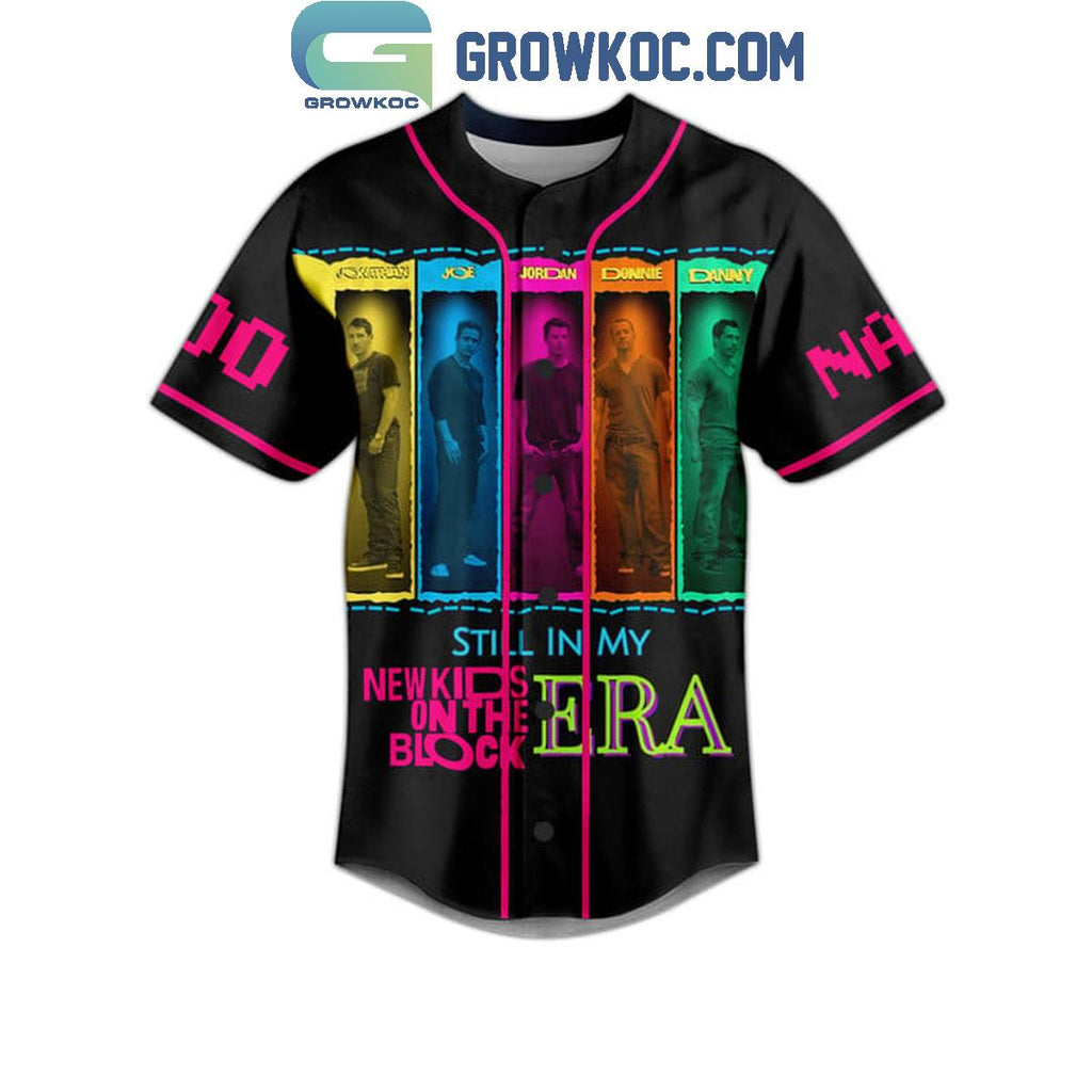 NKOTB Blockhead For Life 2024 Fan Stars Personalized Baseball Jersey