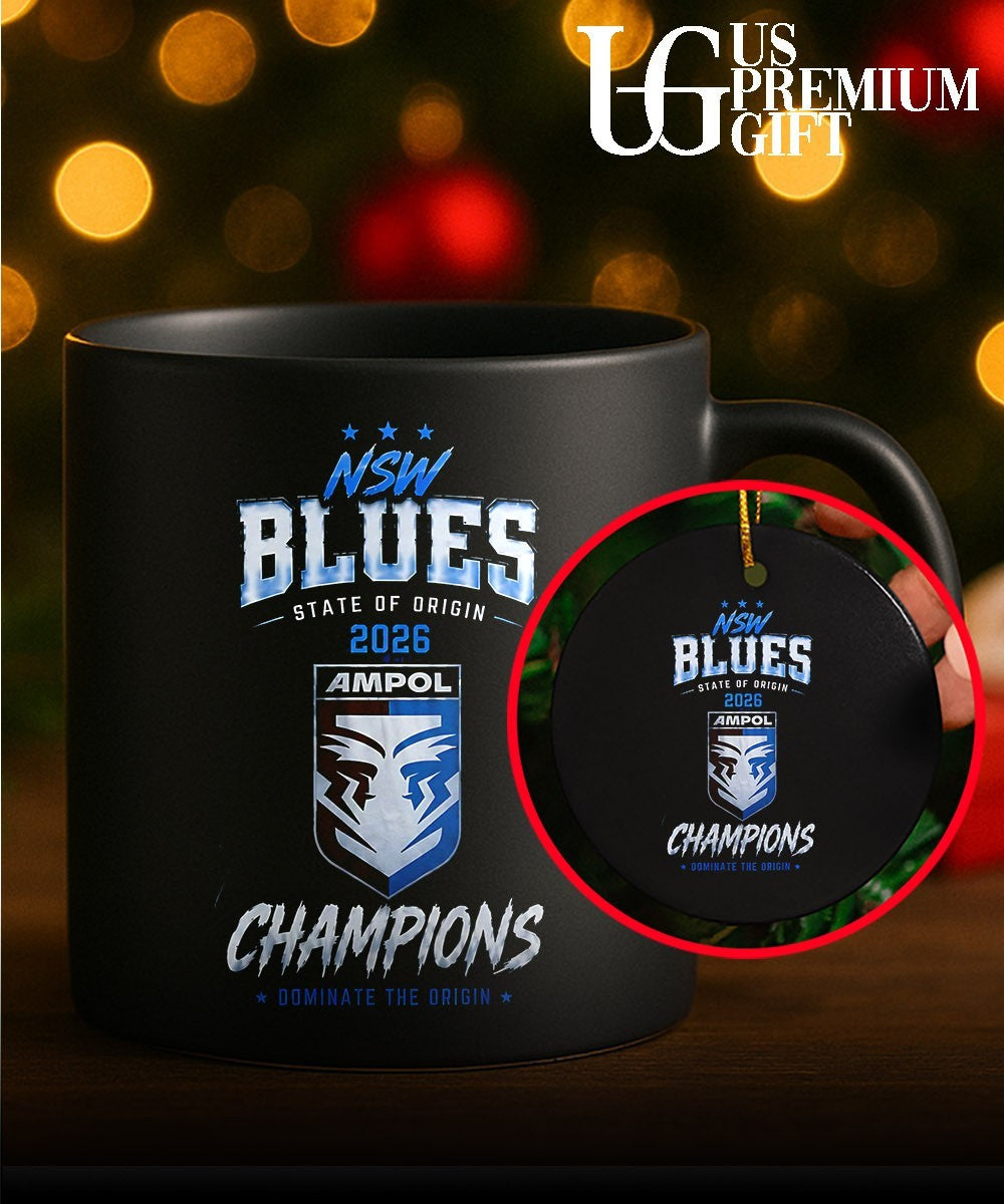 NSW Blues State Of Origin 2026 Champions shirt